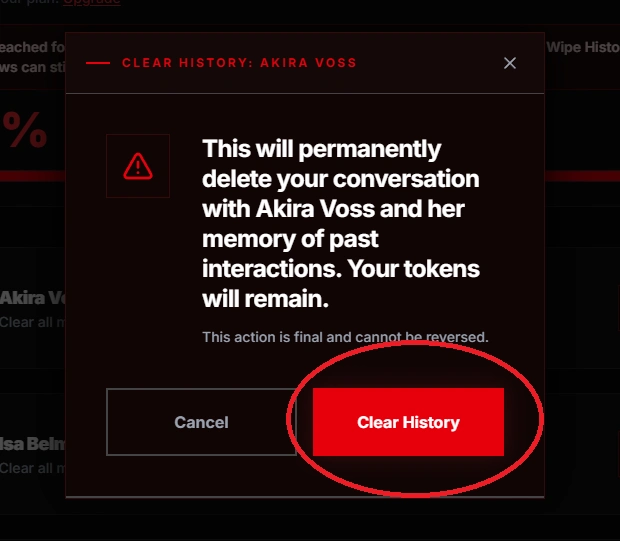 Settings memory area with storage info and manage controls.