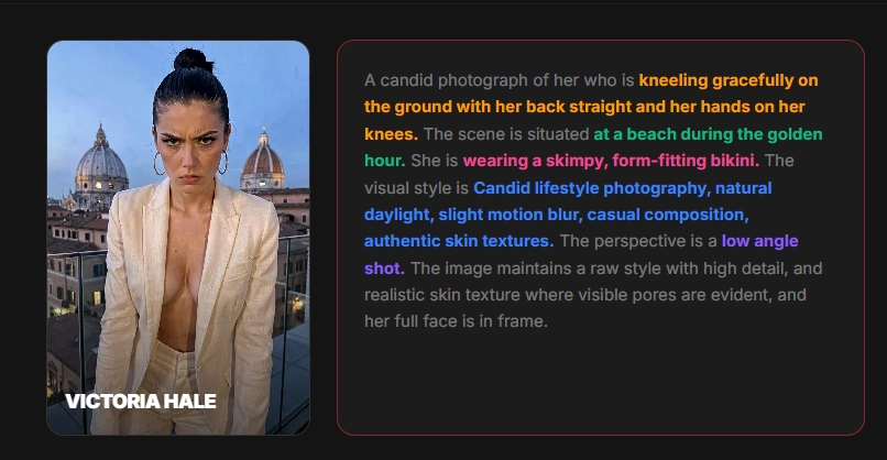 Image Studio character selection before prompt choices.